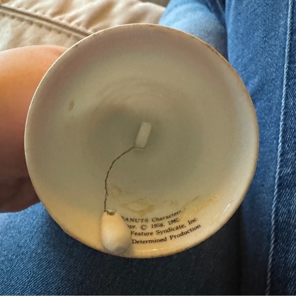 Vintage 1965 Vintage Snoopy Bell Ornament GUC Christmas Holiday - Picture 4 of 6